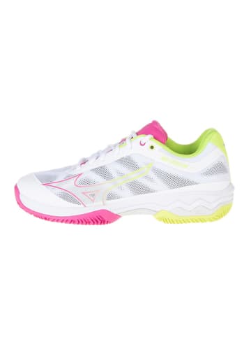Mizuno Buty "Wave Exceed Lgtpadel" w kolorze biało-żółto-różowym do tenisa