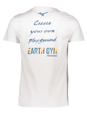 Mizuno Trainingsshirt "Earth Gym" wit