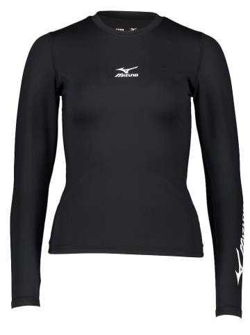 Mizuno Trainingsshirt in Schwarz