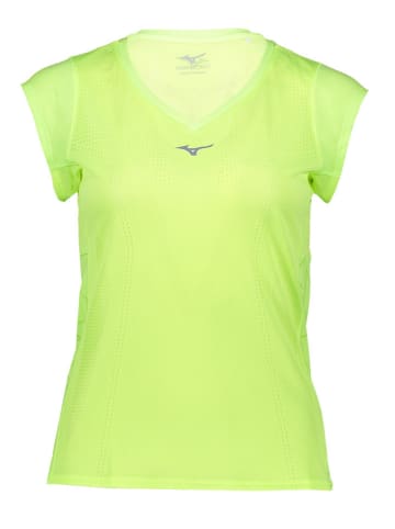 Mizuno Koszulka "Aero" w kolorze żółtym do biegania