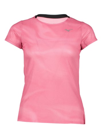 Mizuno Hardloopshirt "Aero" lichtroze