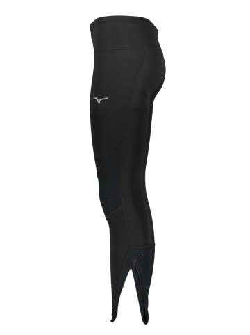 Mizuno Trainingsleggings "Warmalite" in Schwarz