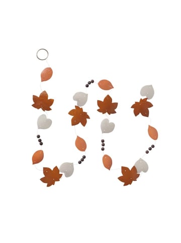 Boltze 2er-Set: Girlanden ''Autumn'' in Weiß/ Beige/ Hellbraun - (L)180 cm