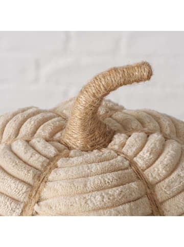 Boltze 2-delige set: decoratieve objecten "Cordy" lichtbruin/beige - (H)19 cm