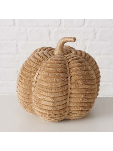 Boltze 2-delige set: decoratieve objecten "Cordy" lichtbruin/beige - (H)19 cm