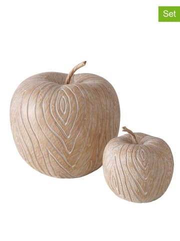 Boltze 2er-Set: Dekoaufsteller "Karimo" in Beige