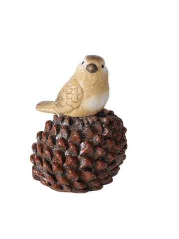 Boltze Dekoracje (2 szt.) "Miero" w kolorze brązowo-beżowym - wys. 13 cm