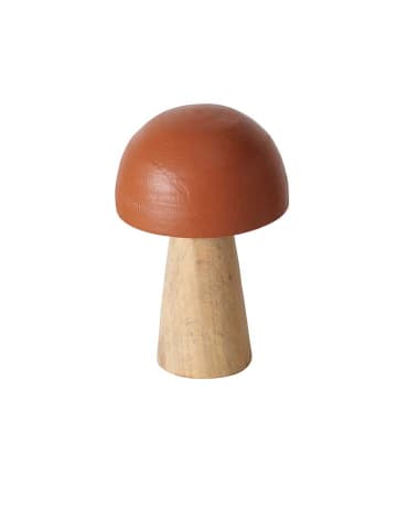 Boltze 2-delige set: decoratieve objecten "Picus" lichtbruin/rood