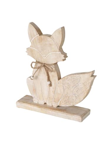 Boltze Dekofigur "Lori" in Hellbraun - (B)26 x (H)27,3 cm