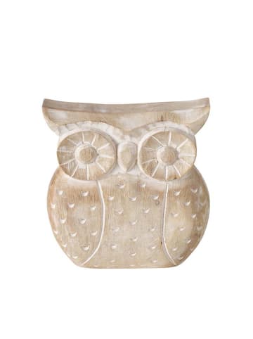 Boltze Decoratief figuur "Ugle" lichtbruin - (B)20 x (H)19,5 cm