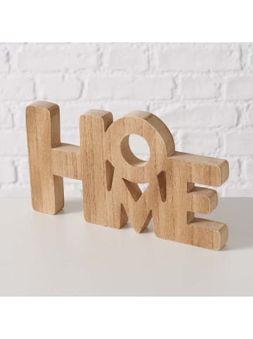 Boltze 2er-Set: Dekoaufsteller in Hellbraun - (B)21,5 x (H)12,3 x (T)1,8 cm