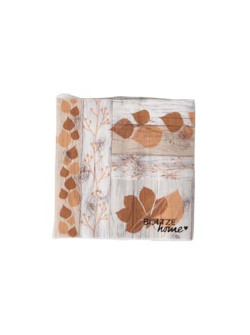 Boltze Servietten ''Levola'' in Beige/ Hellbraun - 20 Stück