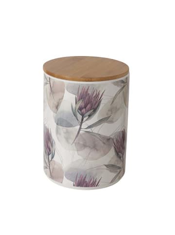 Boltze 2-delige set: voorraadpotten "Protea" meerkleurig