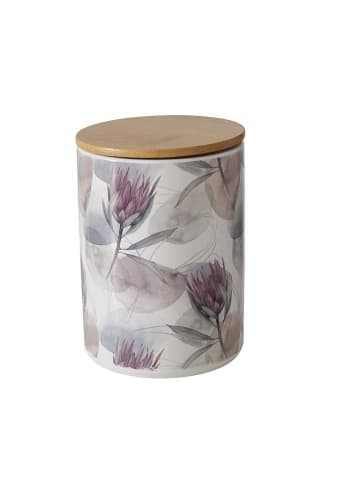 Boltze 2-delige set: voorraadpotten "Protea" meerkleurig