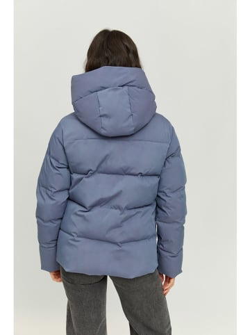MAZINE Doorgestikte jas "Valentina" blauw
