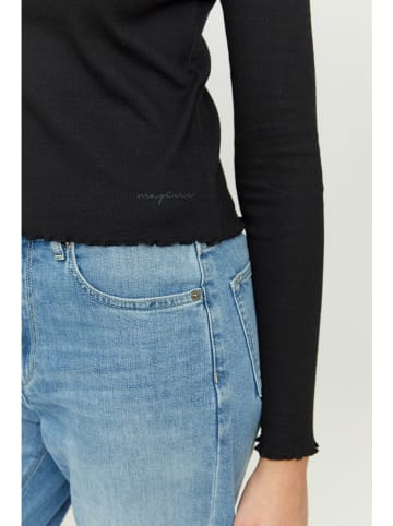 MAZINE Longsleeve "Malbis" in Schwarz