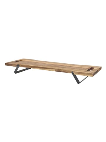 Ethnical Life Tablett in Hellbraun - (B)55 x (H)18 x (T)7 cm