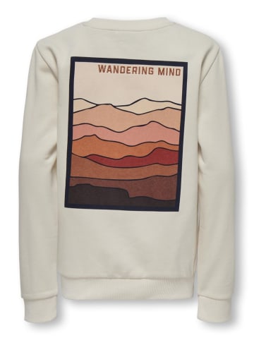 KIDS ONLY Sweatshirt "Columbus" crème/lichtbruin
