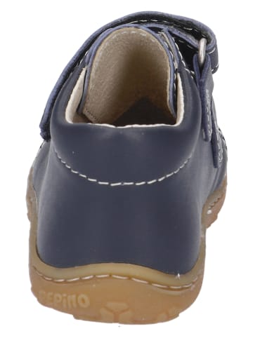 PEPINO Leder-Lauflernschuhe "Chrisy" in Dunkelblau