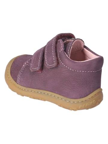 PEPINO Leder-Lauflernschuhe "Chrisy" in Pflaume