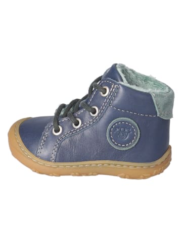 PEPINO Leder-Lauflernschuhe "Georgie" in Dunkelblau