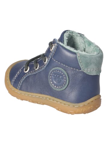 PEPINO Leder-Lauflernschuhe "Georgie" in Dunkelblau