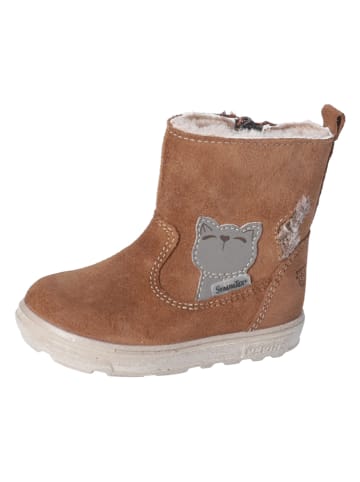 PEPINO Leder-Winterstiefel "Cosima" in Hellbraun