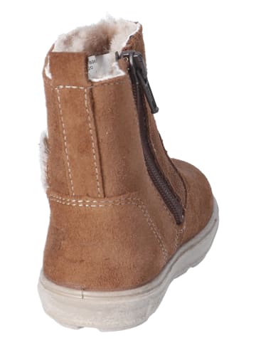PEPINO Leder-Winterstiefel "Cosima" in Hellbraun