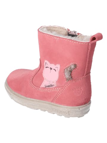 PEPINO Leder-Winterstiefel "Cosima" in Pink/ Rosa