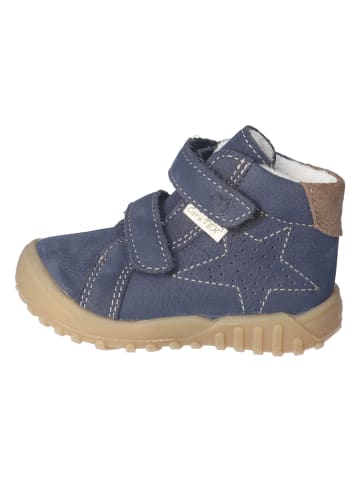 PEPINO Leder-Lauflernschuhe "Donny" in Dunkelblau