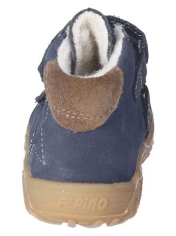 PEPINO Leder-Lauflernschuhe "Donny" in Dunkelblau