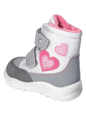 PEPINO Winterlaarzen "Maddi" grijs/roze