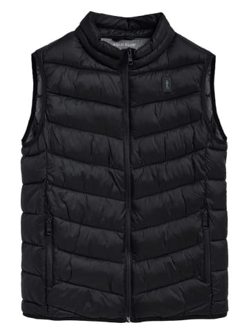 Polo Club Doorgestikte bodywarmer zwart