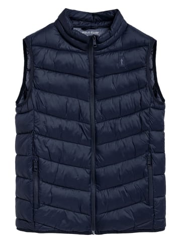 Polo Club Doorgestikte bodywarmer donkerblauw