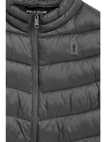 Polo Club Doorgestikte bodywarmer donkergrijs