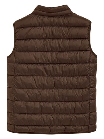 Polo Club Doorgestikte bodywarmer bruin