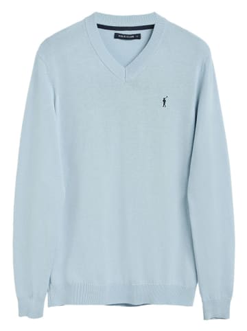 Polo Club Pullover in Hellblau