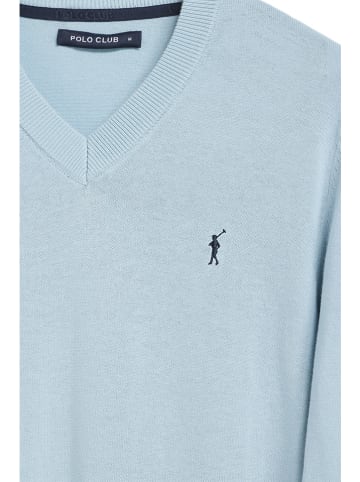 Polo Club Sweter w kolorze błękitnym