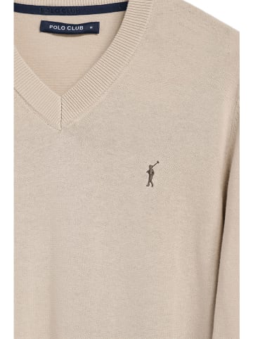 Polo Club Sweter w kolorze beżowym