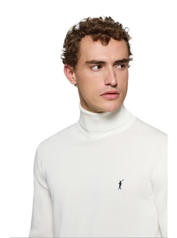 Polo Club Rollkragenpullover in Weiß