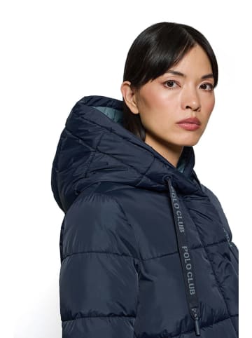 Polo Club Omkeerbare winterjas donkerblauw