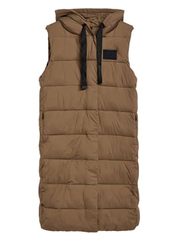 Polo Club Doorgestikte bodywarmer bruin