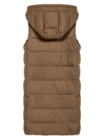 Polo Club Doorgestikte bodywarmer bruin