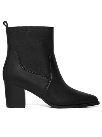 Polo Club Leder-Stiefeletten in Schwarz