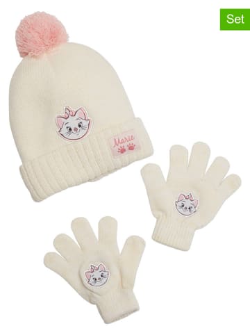 vertbaudet 2tlg. Set: Mütze und Handschuhe in Beige