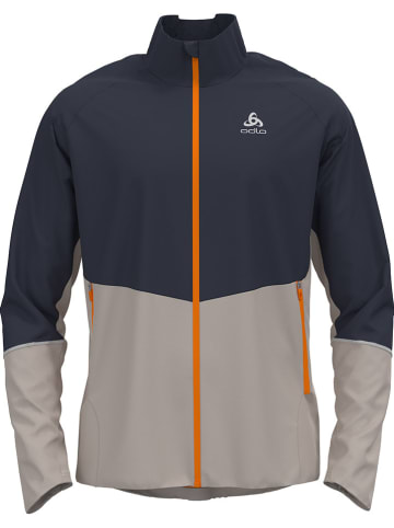 Odlo Langlaufjacke "Engvik" in Dunkelblau/ Grau