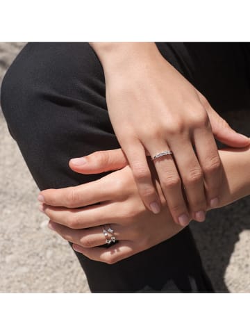 caï Silber-Ring mit Edelsteinen