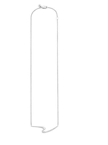 caï Silber-Halskette mit Schmuckelement - (L)42 cm