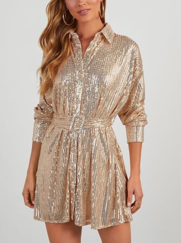 LA Angels Paillettenkleid in Gold