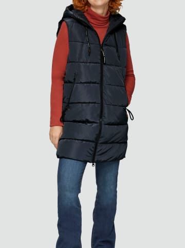 s.Oliver Doorgestikte bodywarmer donkerblauw